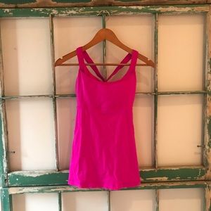 lululemon pink tank top